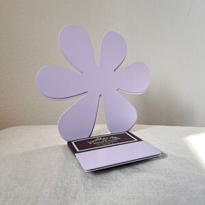 NWT Jonathan Adler x Barnes & Noble Lavender Flower Metal Bookends Set of 2